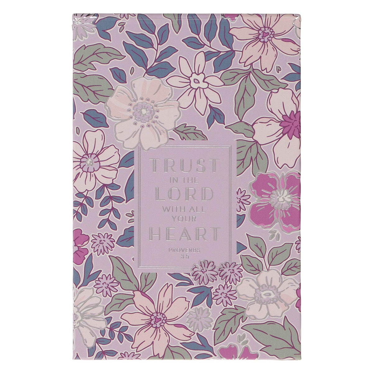 Notebook: Navy Floral Trust In The Lord Prov. 3:5