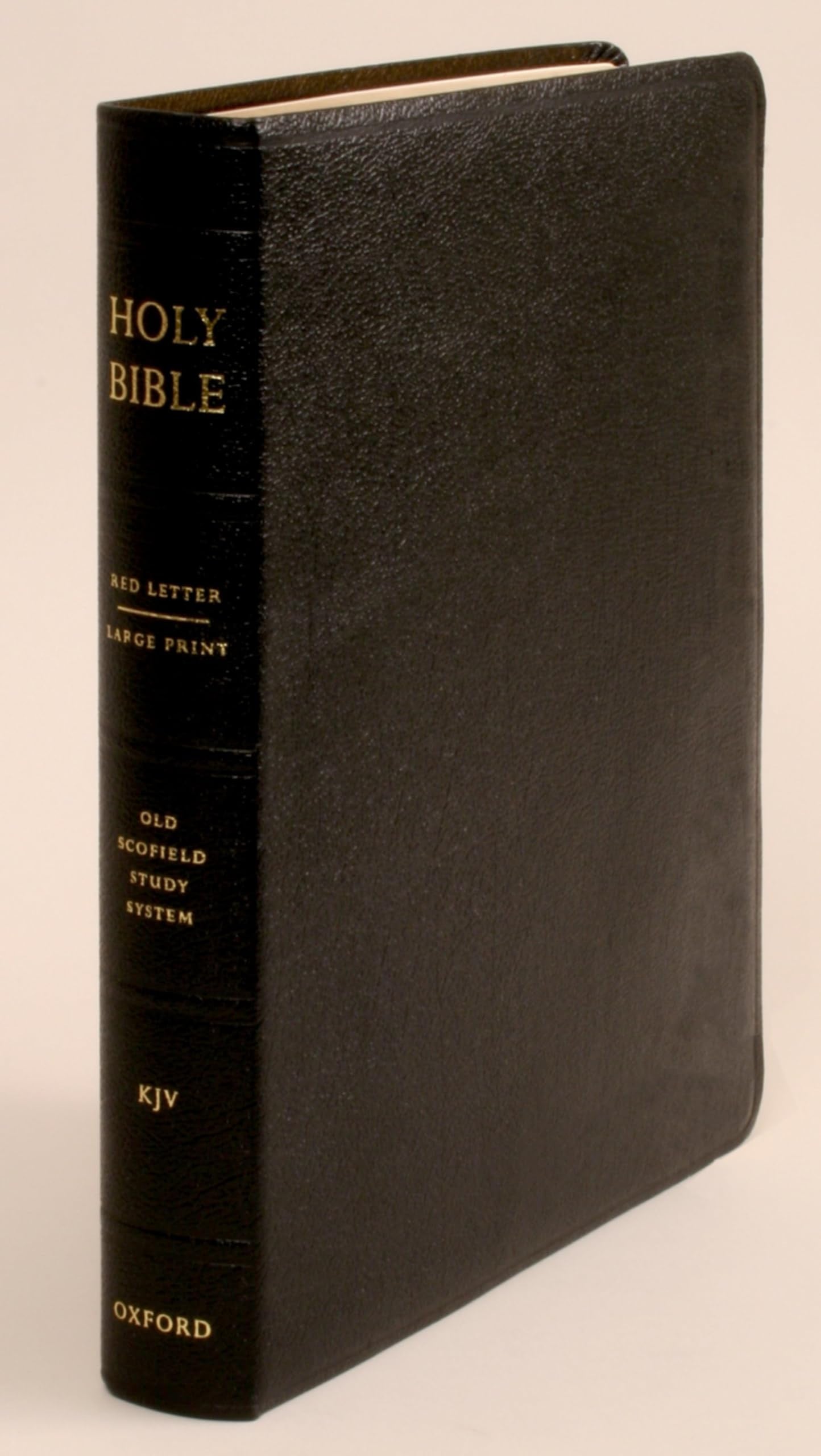 KJV The Old Scofield® Study Bible, Large Print Edition, Black (Red Letter Edition)