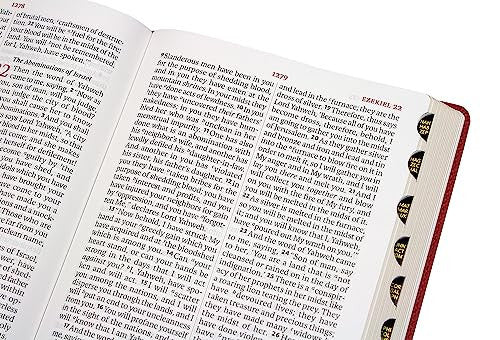 Lsb Giant Print Reference Edition Burgundy Indexed (Black Letter Edition)