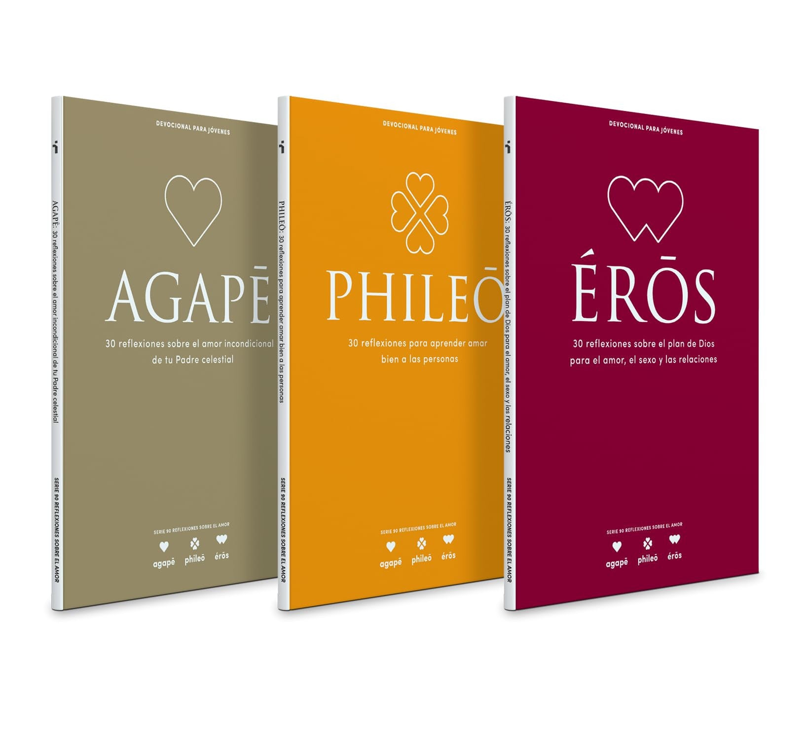 Tres Amores - La Serie Completa: 90 Reflexiones Sobre El Amor (Lifeway Student Devotional Series, Spanish Edition)
