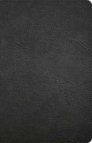 CSB Thinline Bible Anglicised Black (Black Letter Edition)