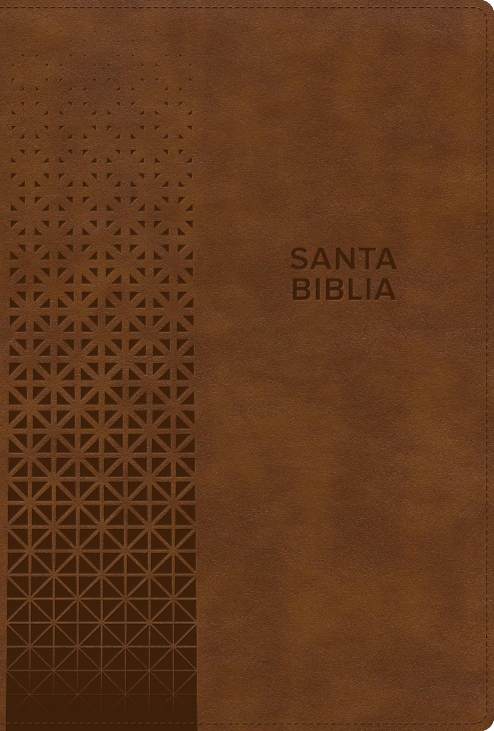 RVR 1960 Biblia de Letra Gigante, Tamaño Manual, Edición Especial, Marrón Rústico (Handsize Giant Print, Special Edition, Rustic Brown Spanish Red Letter Edition)