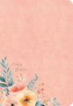 CSB Large Print Personal Size Reference Bible, Digital Study Edition, Peach Floral (Red Letter Edition)