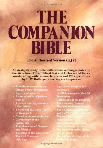 KJV Companion Bible, the Black