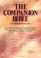KJV Companion Bible, the Black