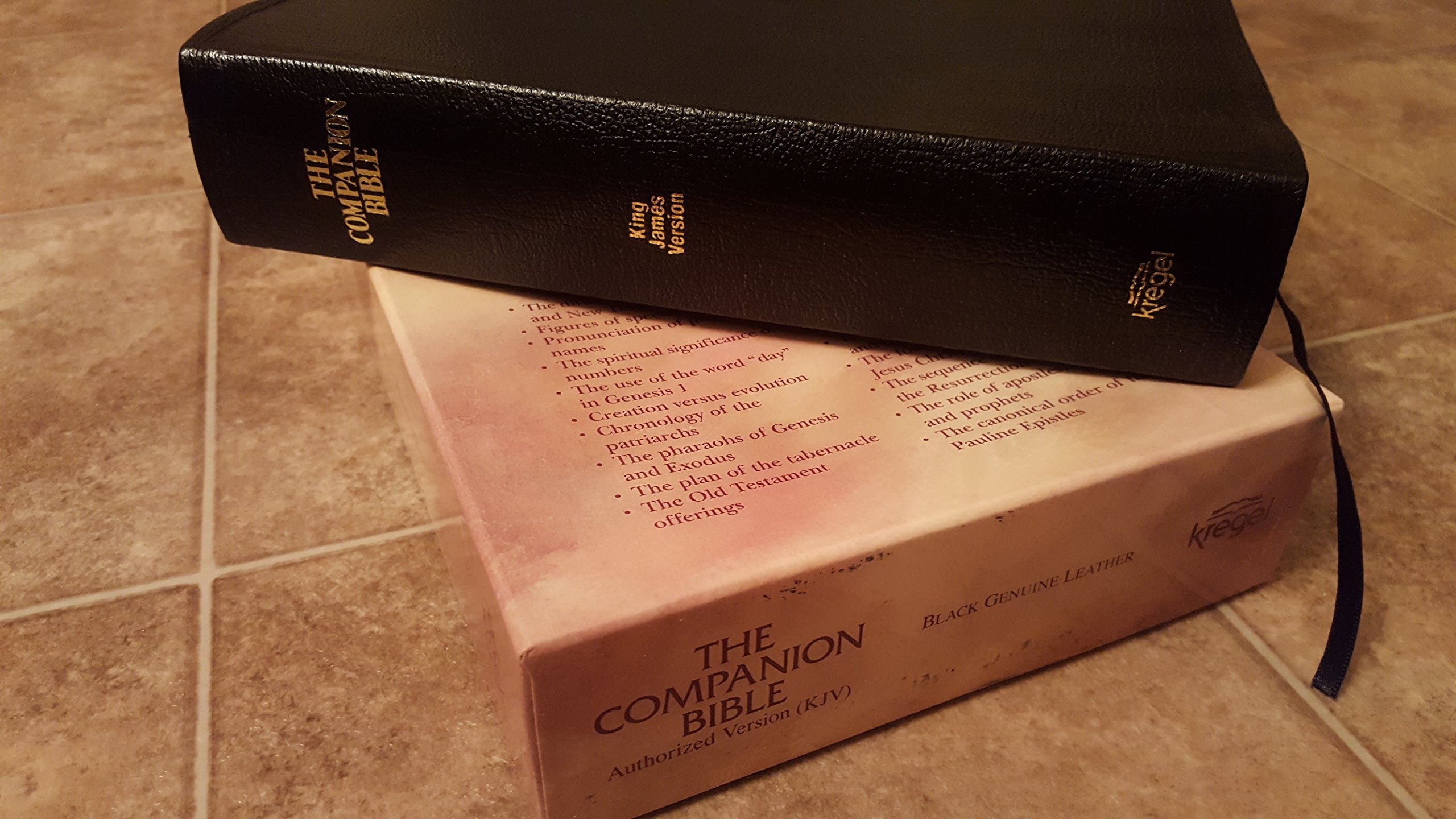 KJV Companion Bible, the Black