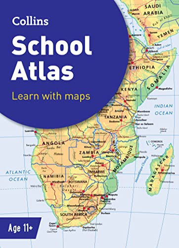 Collins School Atlas: Learn With Maps, Age 11+ (6th Edition)