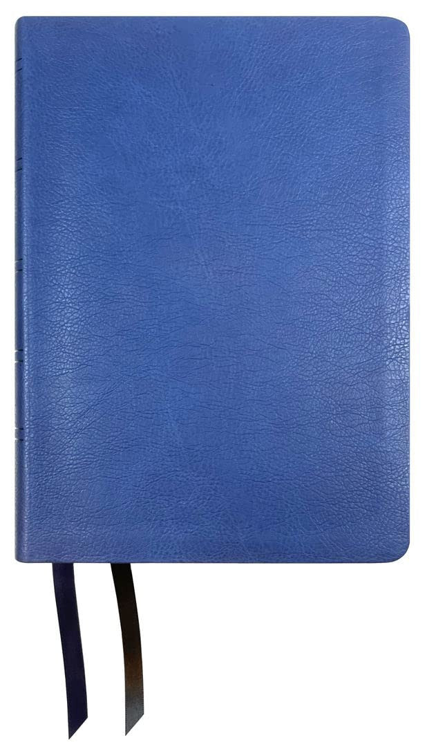 NASB Wide Margin Reference Bible, Blue (Black Letter Edition)