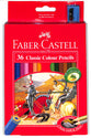 Faber-Castell Classic Colour Pencils Set of 36 + Bonus Sharpener
