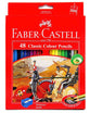 Faber-Castell Classic Colour Pencils Set of 48 + Bonus Sharpener