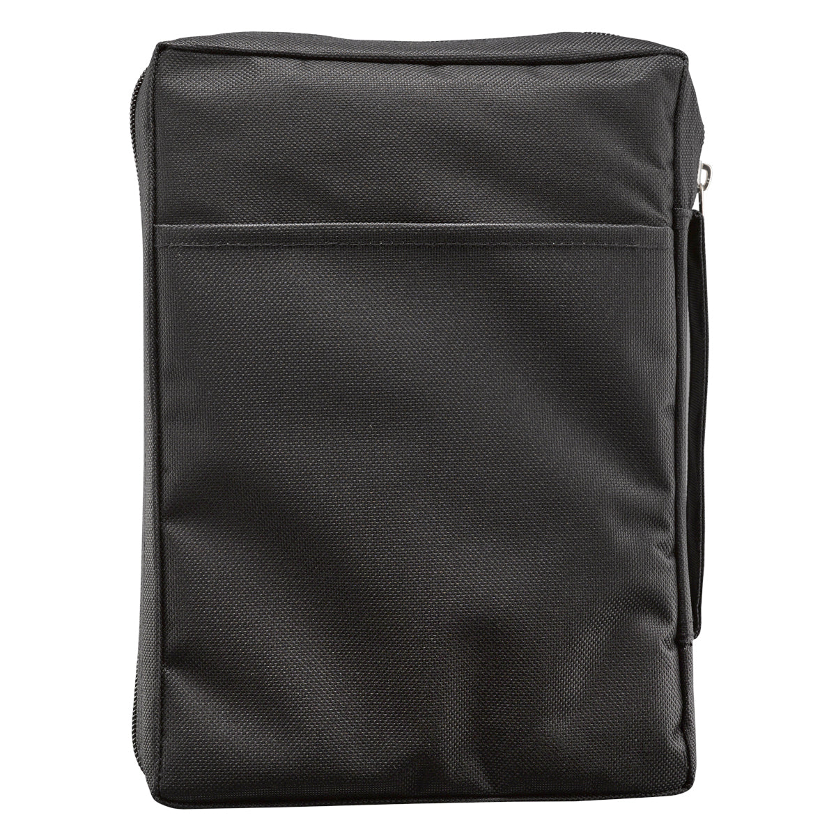 Bible Cover Polyester With Fish Label Black Large