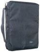 Bible Cover Polyester With Fish Label Black Large