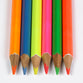 Dry Highlighter Pencil Set of 6: Neon Pencils