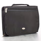 Bible Cover Extra Large Micro-Fiber Tri-Fold Organizer, Metal Fish Badge Black
