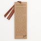 Bookmark: Footprints Luxleather