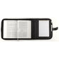 Bible Cover Tri-Fold Organizer Medium Black Polyester