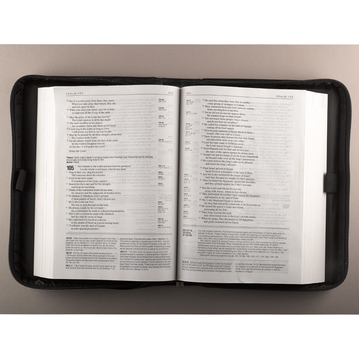 Bible Cover Fashion Large: Serenity Prayer Two-Tone Bible Cover in Aqua