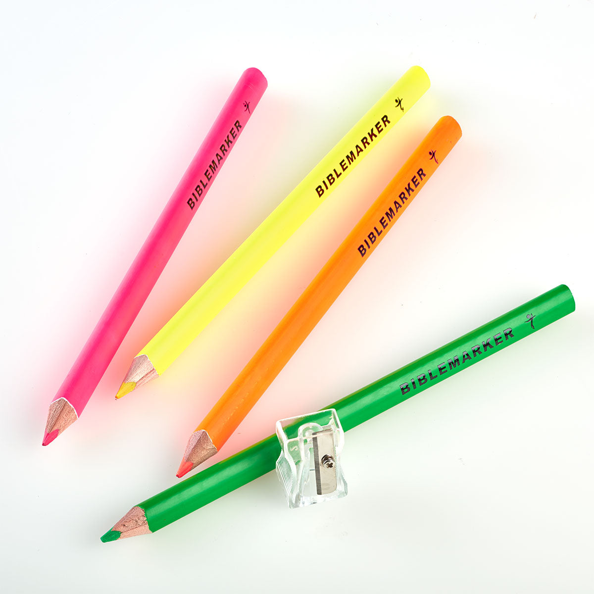Dry Highlighter Pencil Set With Sharpener: Jumbo Size