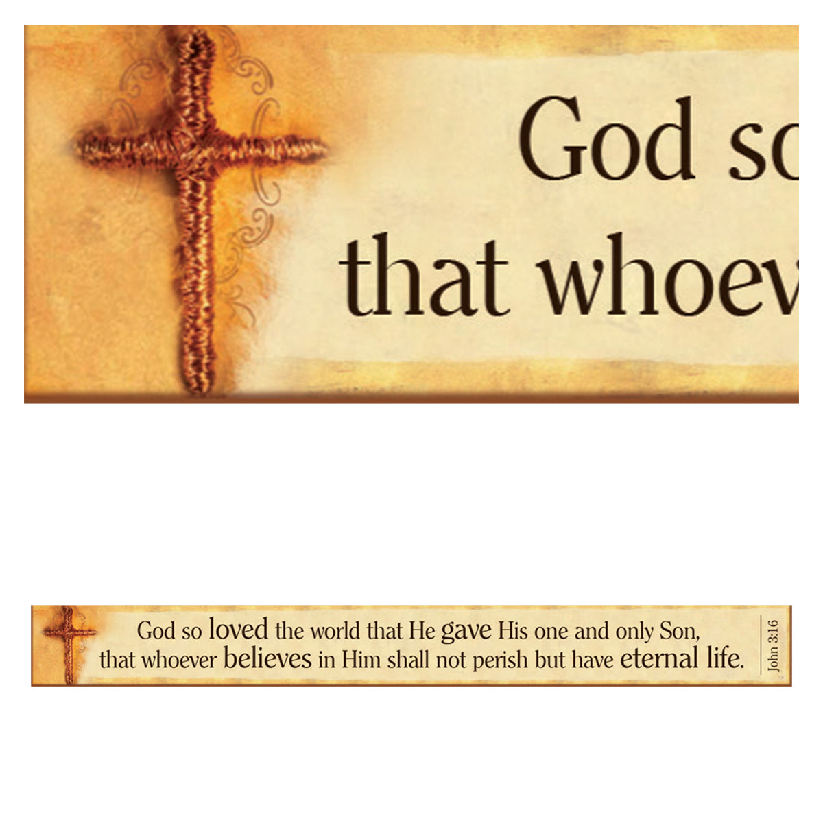 Magnetic Strip: God So Loved the World... (John 3:16)