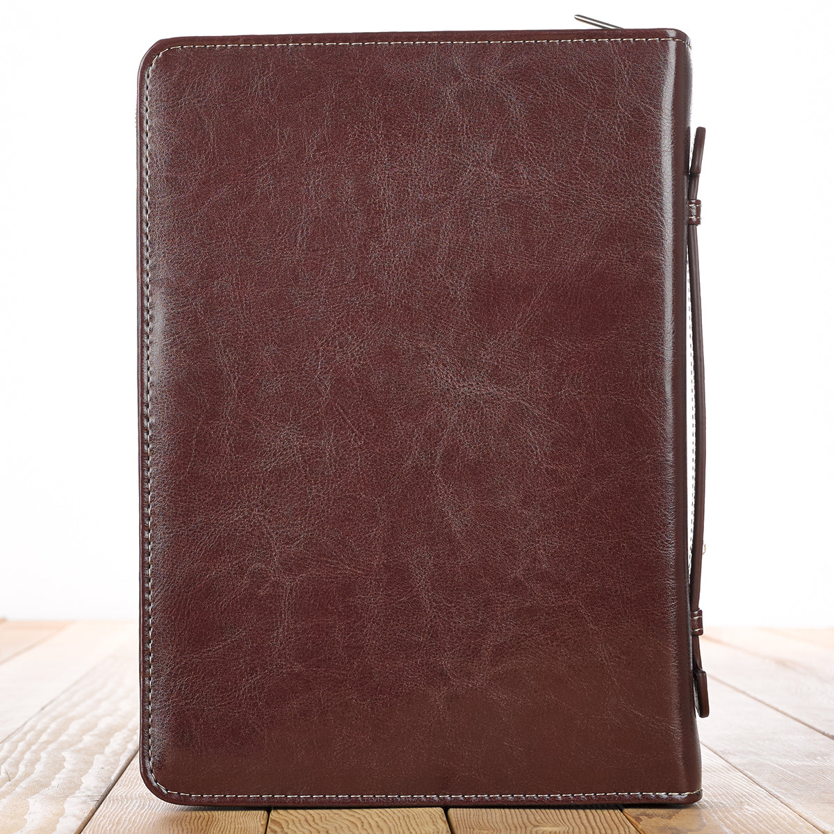 Bible Cover Classic Large: For I Know the Plans....Burgundy/Sand (Jer 29:11)