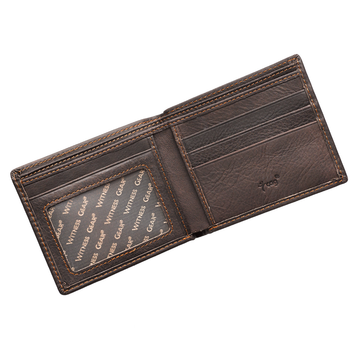 Leather Wallet: Eagle, tan, Bi-Fold, Rfid-blocking, Gift Boxed