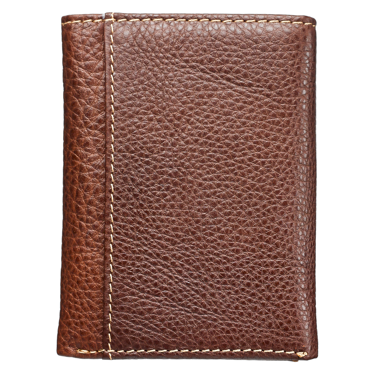 Leather Wallet: Jesus Cross, Brown, Tri-Fold, Rfid-blocking, Gift Boxed