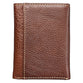 Leather Wallet: Jesus Cross, Brown, Tri-Fold, Rfid-blocking, Gift Boxed