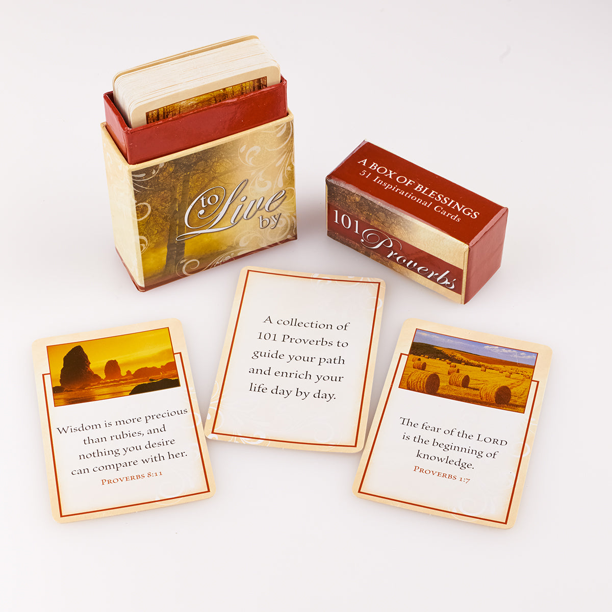 Box of Blessings: 101 Proverbs to Live By Cards