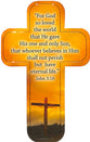 Bookmark Cross-Shaped: For God So Loved the World.... John 3:16