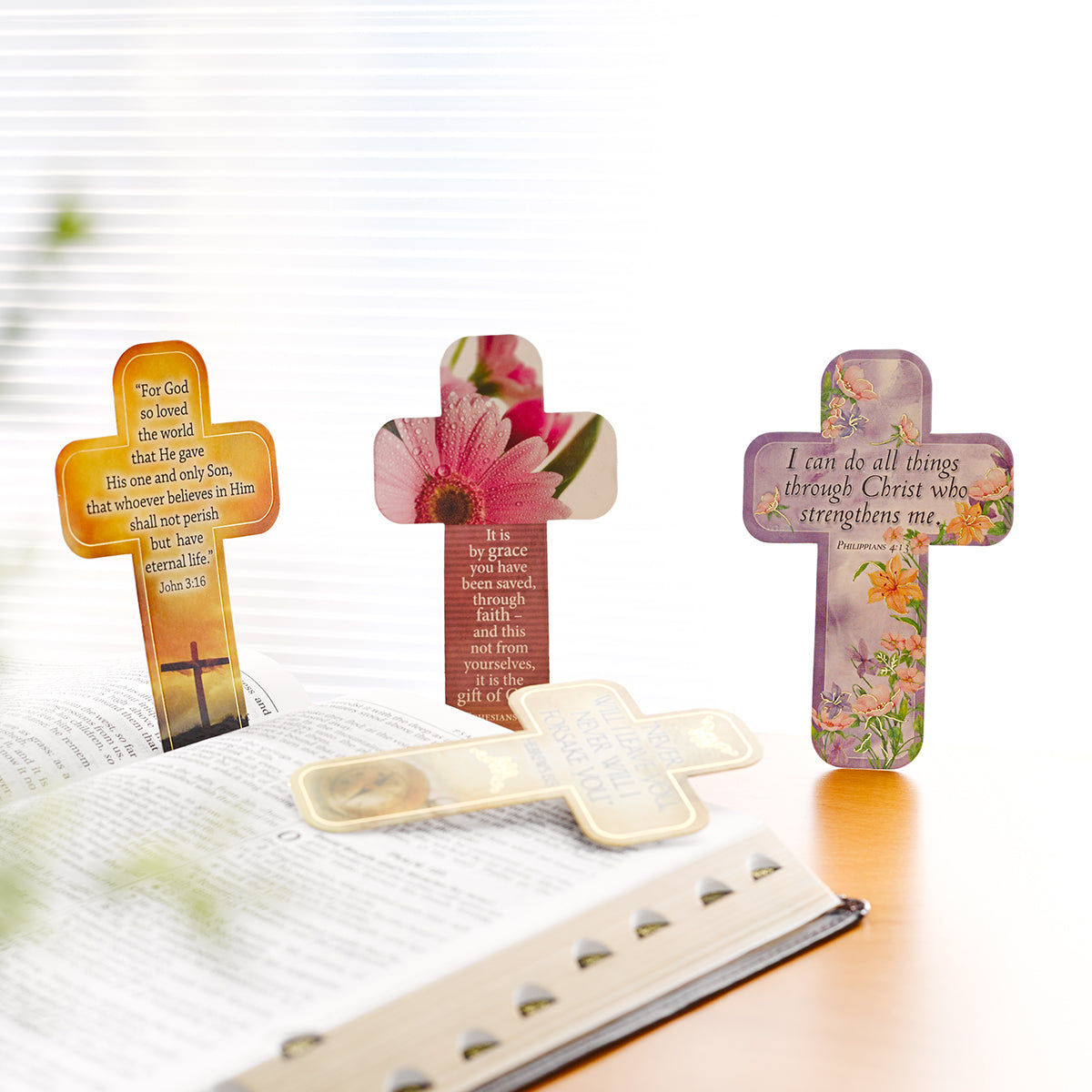 Bookmark Cross-Shaped: For God So Loved the World.... John 3:16