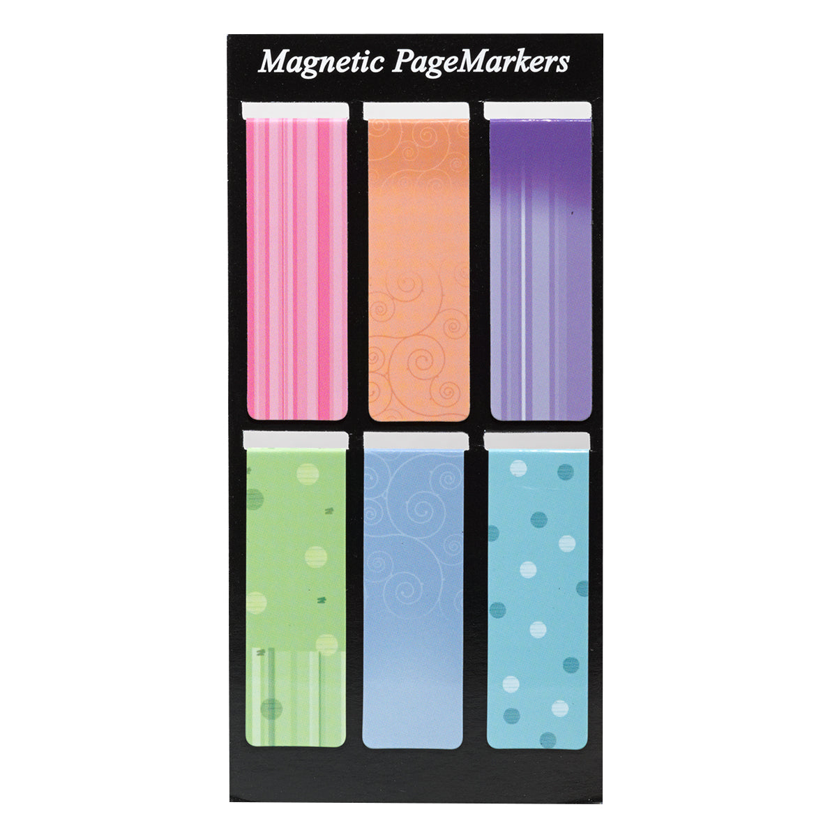 Bookmark Magnetic - set of 6: Puppies #02