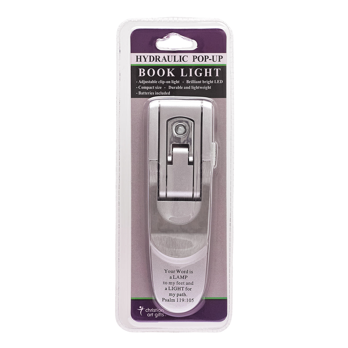 Hydraulic Pop Up Book Light: Your Word is a Lamp, Silver