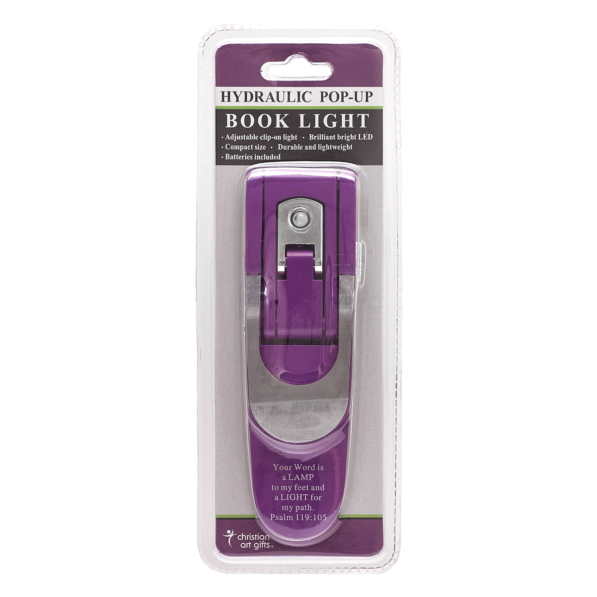 Hydraulic Pop Up Book Light: Your Word is a Lamp, Purple