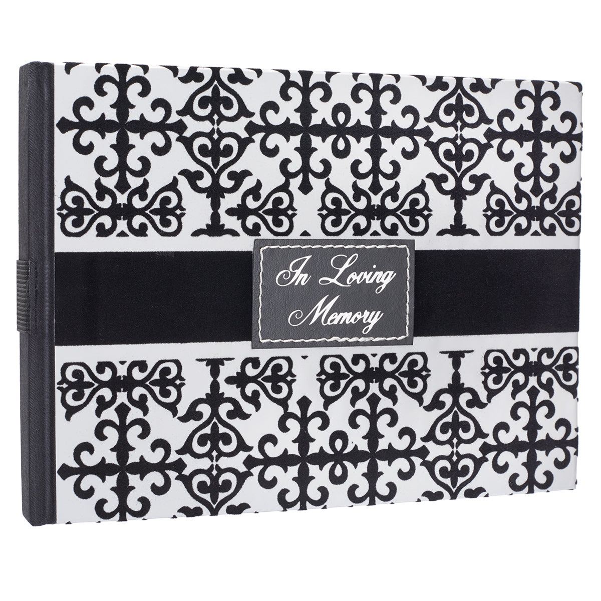 Guest Book: In Loving Memory (Velvet Finish On Cover)