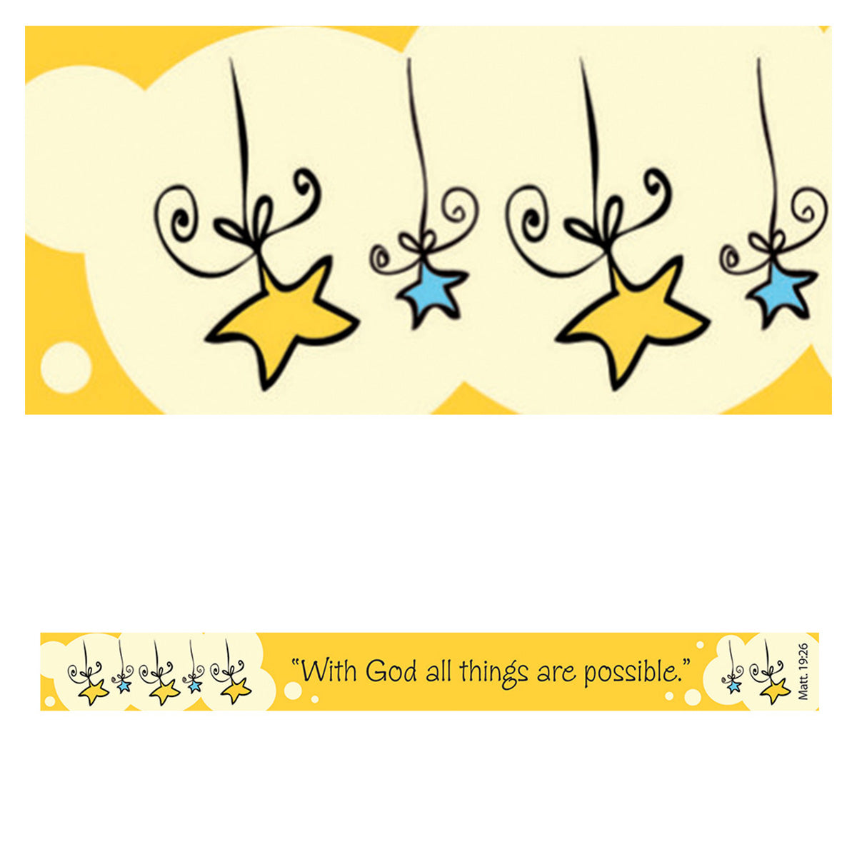 Magnetic Strip: With God All Things Are Possible (Matt 19:26)