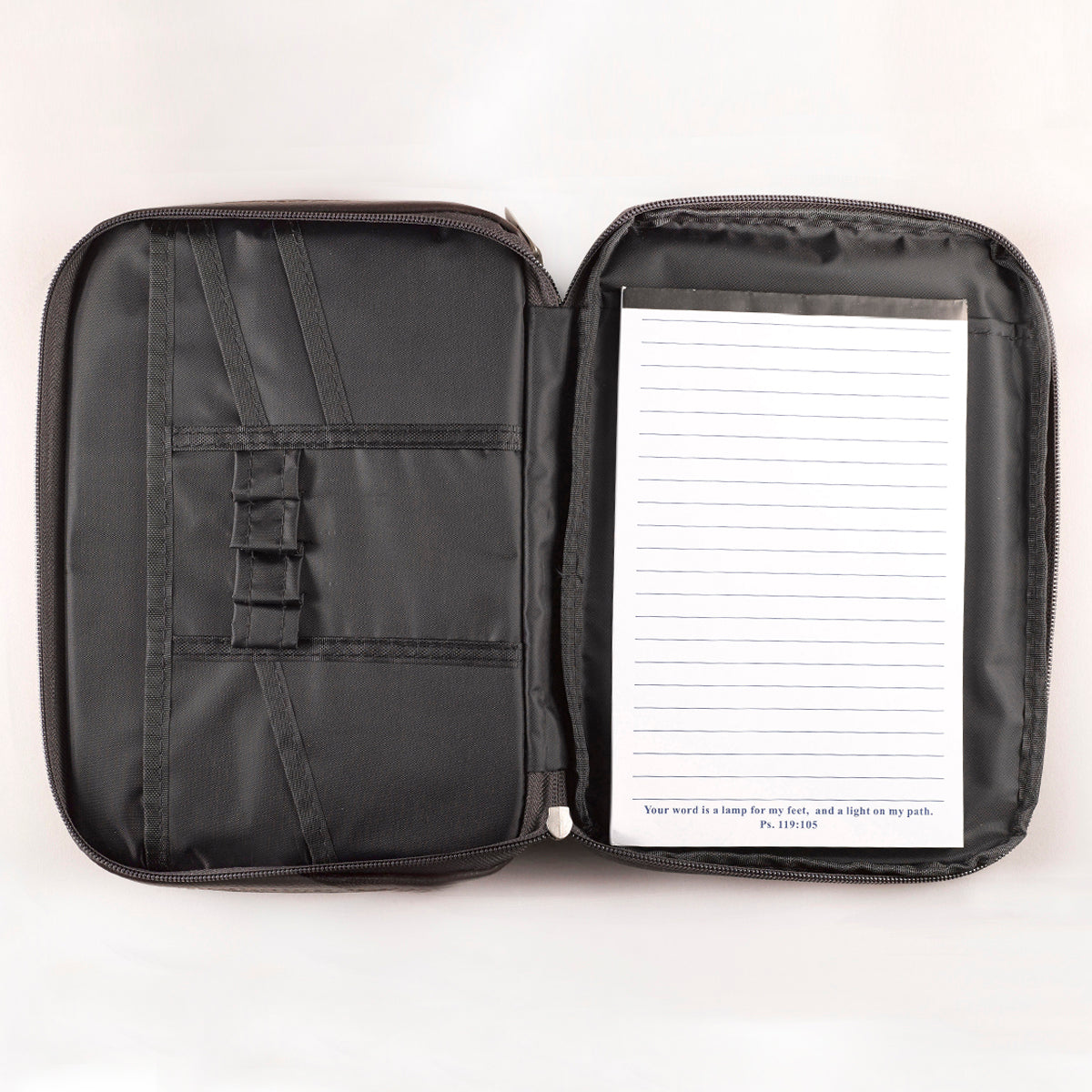 Bible Cover Large Two-Fold Luxleather Organizer Brown