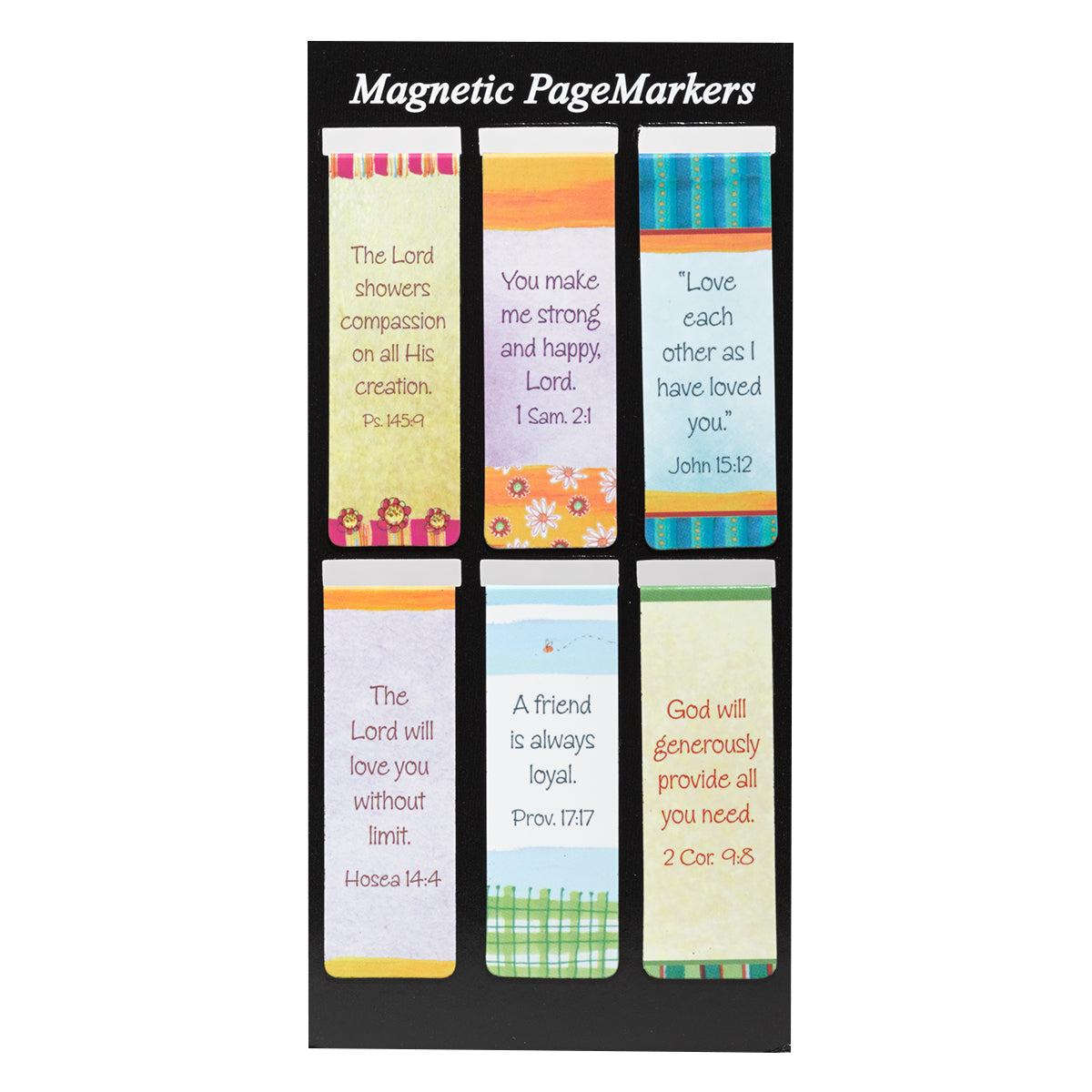 Bookmark Magnetic - set of 6: Friendship