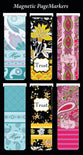 Bookmark Magnetic - set of 6: Hope, Trust, Joy