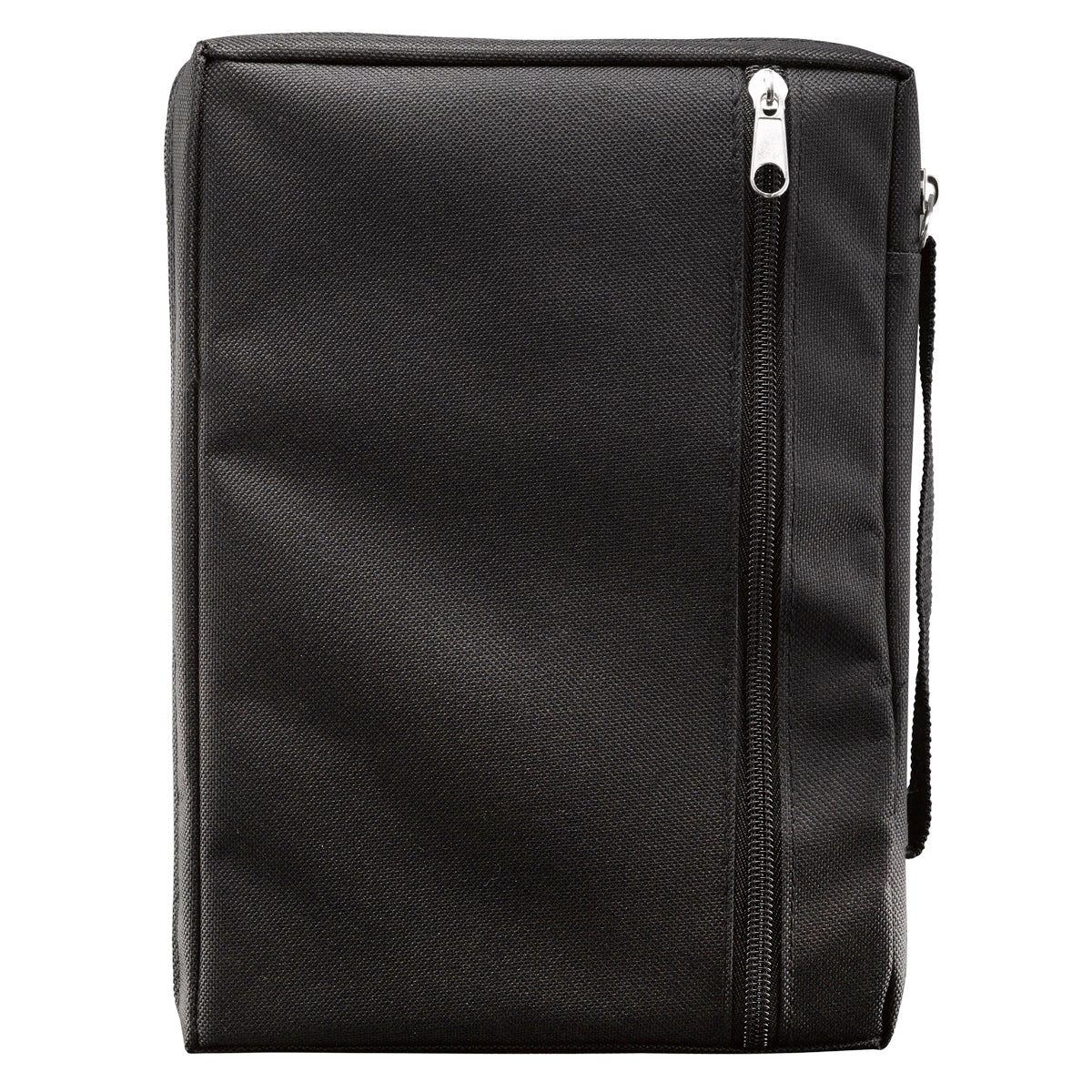 Bible Cover Large Polyester Canvas With Fish Emblem in Black