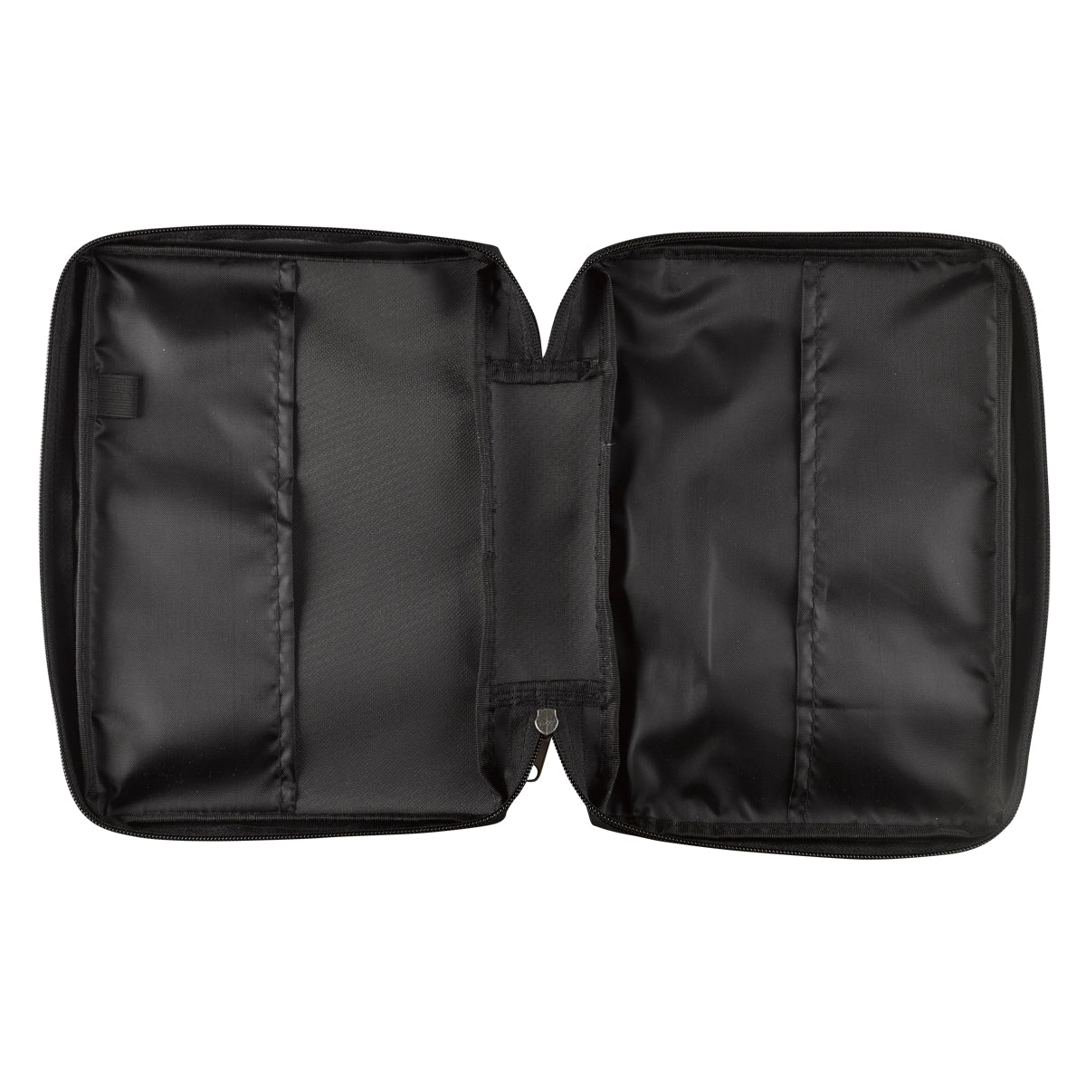 Bible Cover Medium Polyester Canvas With Fish Emblem in Black
