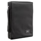 Bible Cover Small Polyester Canvas With Fish Emblem in Black