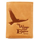 Leather Wallet: On Wings Like Eagles, Tri-Fold, Rfid-blocking, Gift Boxed