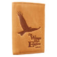 Leather Wallet: On Wings Like Eagles, Tri-Fold, Rfid-blocking, Gift Boxed