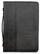 Bible Cover Classic Large: Guidance Proverbs 3:6 Black Luxleather