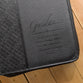 Bible Cover Classic Medium: Guidance Proverbs 3:6 Black Luxleather