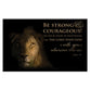 Magnet With a Message: Be Strong & Courageous... (Josh 1:9)