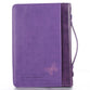 Bible Cover Large: Purple Butterflies