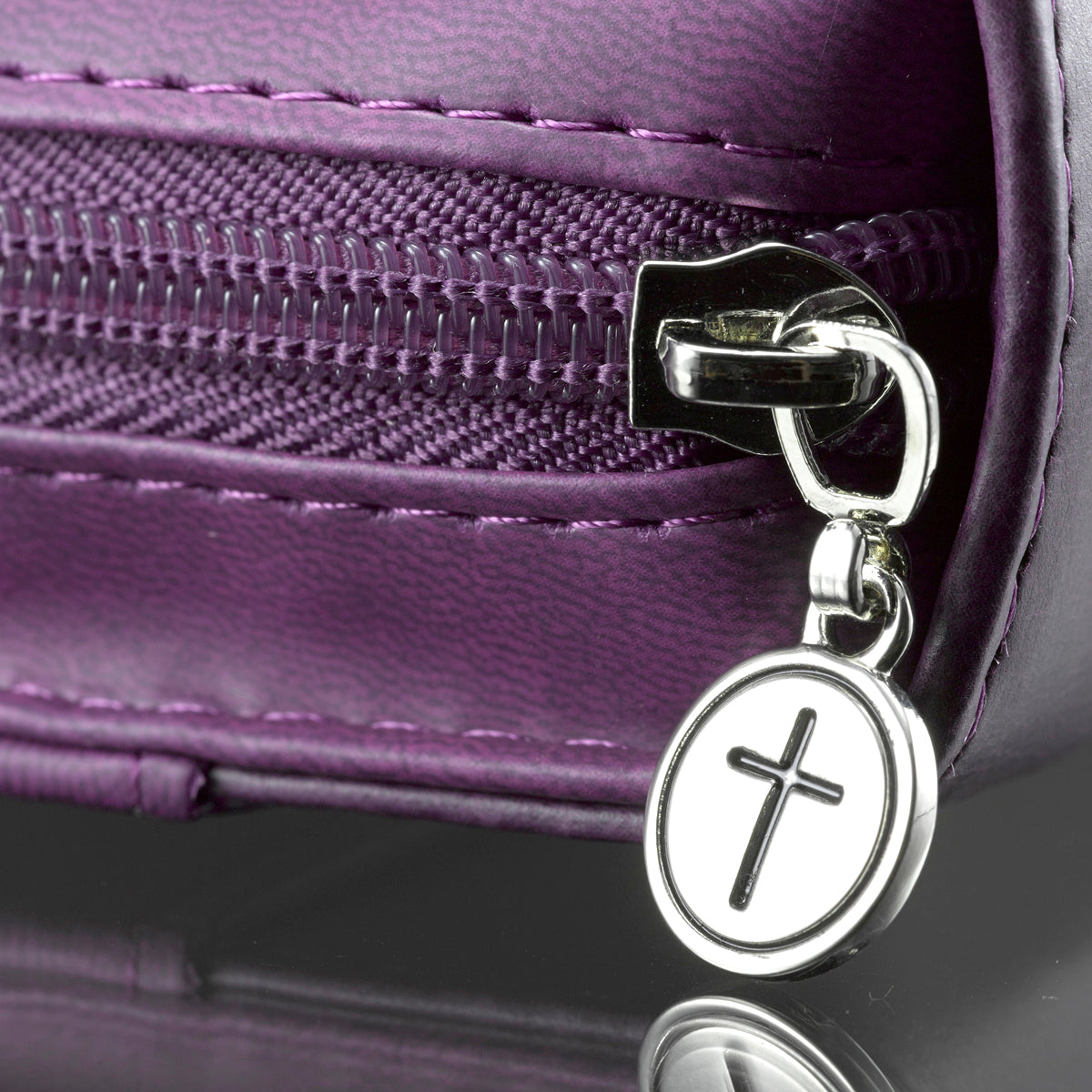 Bible Cover Large: Purple Butterflies