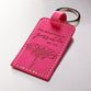 Luxleather Keyring: With God All Things Are Possible Pink