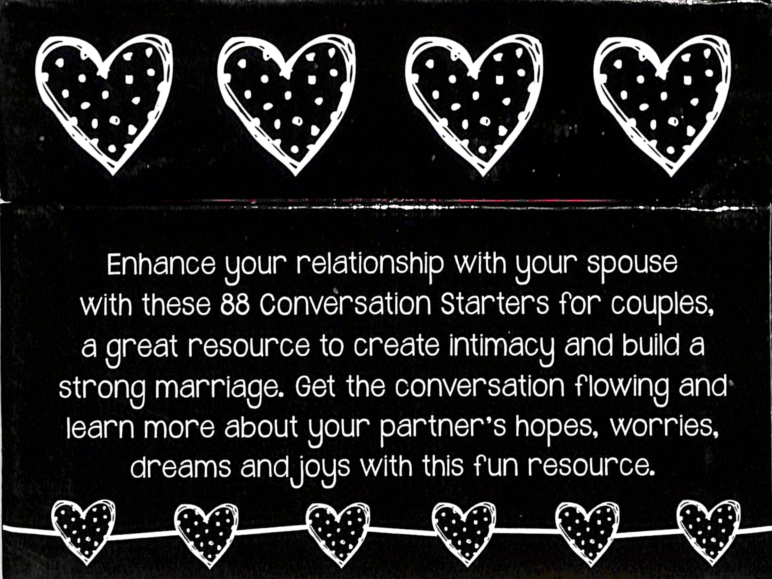 Conversation Starters: For Husbands & Wives Cards